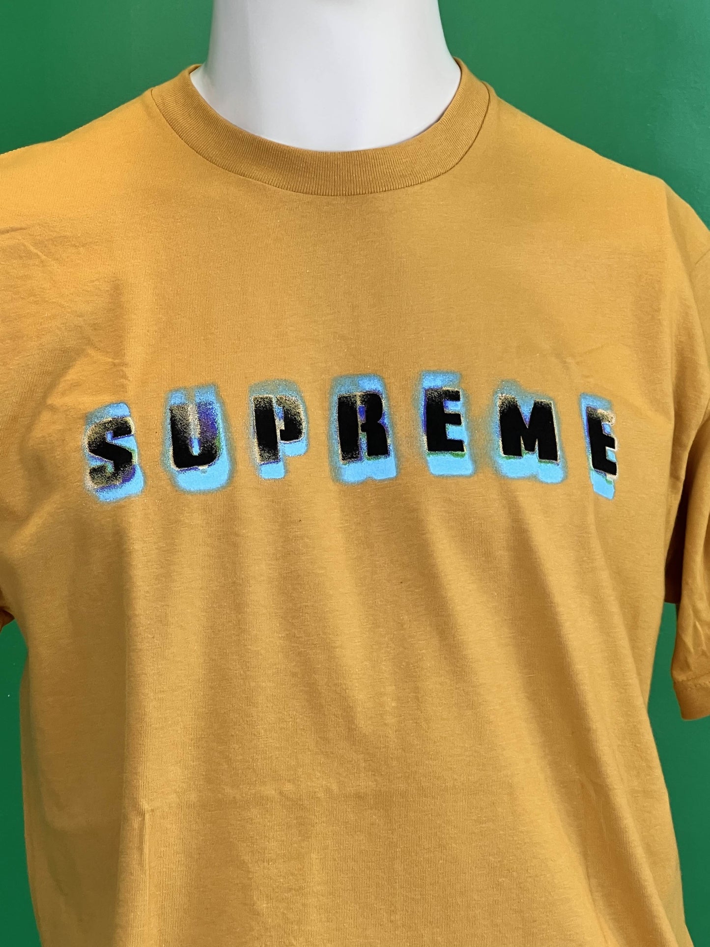 Supreme Stencil Tee Mustard